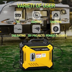Super Quiet Inverter Generator 2000w Easy Storage 79.7cc Ultra Light EPA III New