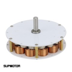 100W 100-650RPM Three-Phase AC Generator Micro Disc Generator with Iron Core