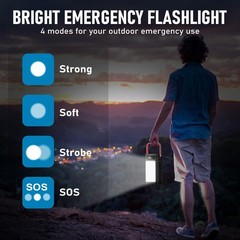 27000mAh Portable Power Bank Station, Outdoor Generator with SOS Light, Backup C