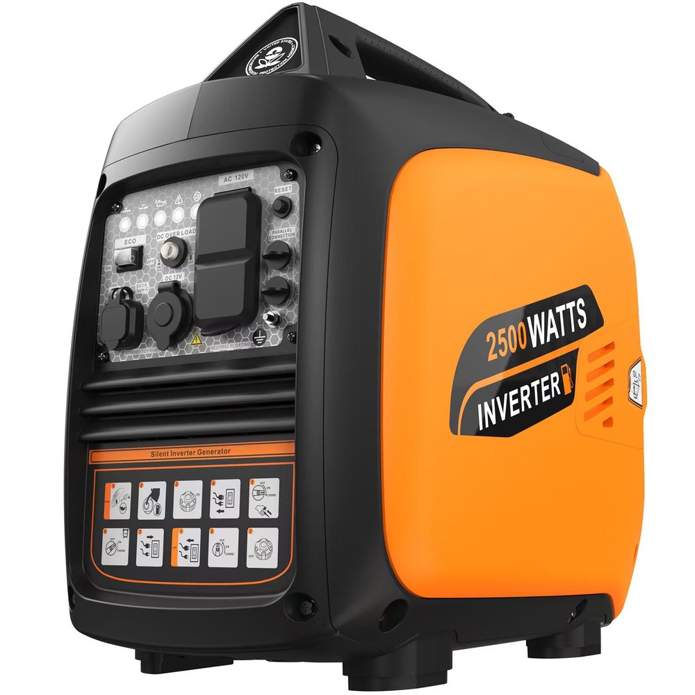 Efurden 2500W Portable Inverter Generator Gas Powered Quiet Outdoor Power Supply
