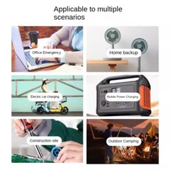 Pedal Generator Mobile Power Charging Treasure High Power 12V Emergency Light