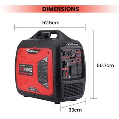Gasoline Generator 3800W Power Digital Display CO Alert Electric Remote Start