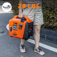 1600W Super Quiet Inverter Generator, Ultra Lightweight Gas Powered Portable Gen