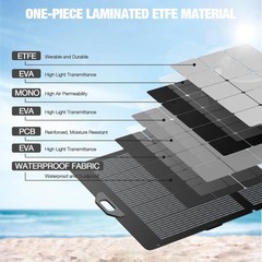 350W Foldable Portable Solar Panel Kit Charger for Power Station Solar Generator