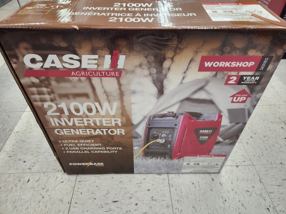 Case IH Part# C2100IG Inverter/Generator 1800W / 2100W Output Gas Powered