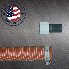 GenExhaust for Honda EU3200i 1.5″ silicone tubing exhaust extension.