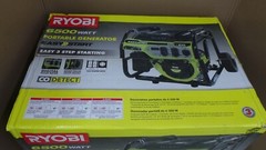 6,500-Watt Gasoline Powered Portable Generator with CO Shutdown Sensor