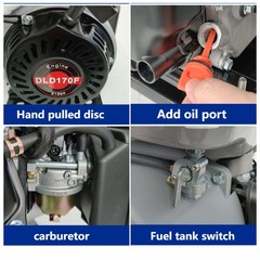 Parking Air Conditioner Automatic Start/stop Waterproof Gasoline Generator 24V-
