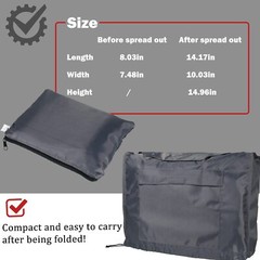 Generator Cover with Storage Pocket Fits for Honda Eu2000i Eu2200i Generators