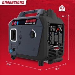 A-iPower SUA2301iD Dual Fuel Inverter Generator