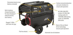 NorthStar Generator – 15,000 Surge Watt – Electric Start – Honda GX690 V-Twin
