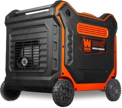 WEN 13000-W Quiet Portable Tri-Fuel Inverter Generator, Electric Start CO Sensor