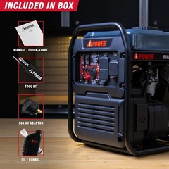 4600W RV-Ready Quiet Portable Inverter Generator Gas Powered, Ultra-lightweight