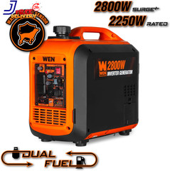 2800-Watt Dual Fuel Inverter Generator Quiet Portable & Lightweight with Fuel S