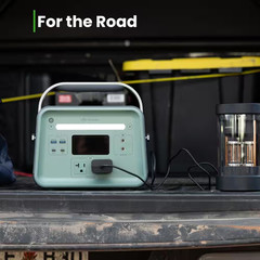 Solid-State Portable Power Station, 330W /480W Peak, Push-Button Start Battery G