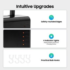 Solar Inverter, Power Generator, Solar Generator with Bulbs & Solar Panel