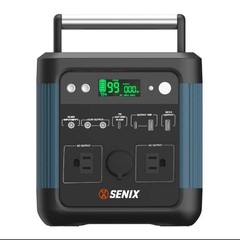 Senix PS600 600W/1200W Peak Portable Power Station 518Wh Pure Sine Wave AC/DC