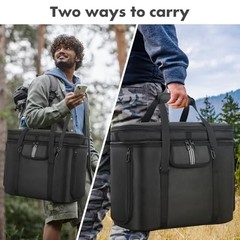 Shockproof Carrying Case for EcoFlow DELTA 3/DELTA 2 – Adjustable Strap, Portabl