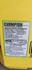 Champion 2500W Inverter Generator Plus Para Link! Zero Hours!