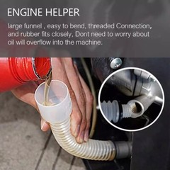 Mess Free Oil Change Funnel Tube Flexible Pipe for Honda EU2000i EU1000i Plastic