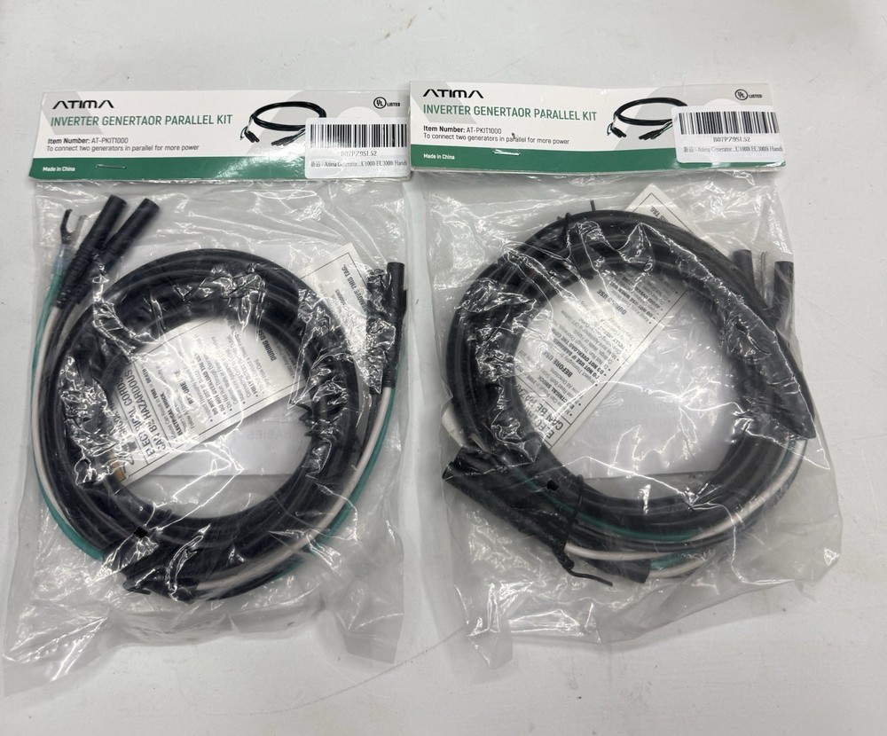 2- Atima Parallel Cables Honda Generator EU1000i EU2200i EU3000i #AT-PKIT1000
