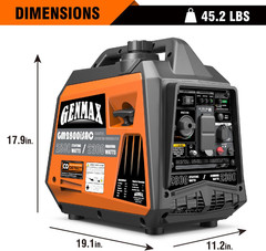 Generator，Epa Compliant, Eco-Mode Feature, Ultra Lightweight for Backup Home Use