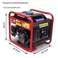Portable Gasoline Generator Household 220V Single-phase Small Outdoor Low-quiet