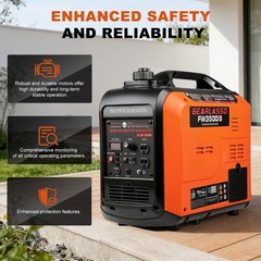 Portable Inverter Generator Gas Powered Quiet for Home Backup Construction 4KW
