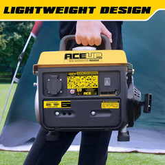 Aceup Energy 1,200W Gas-Powered Generator, Small Portable Generator Camping Ultr