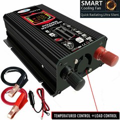 500W Car Boat DC 12V To AC 220V USB Converter Power Inverter Smart Display