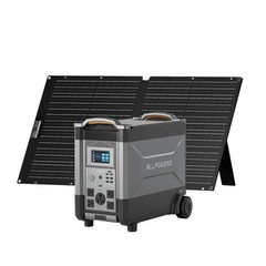 ALLPOWERS 3456Wh Portable Battery Power Station Generator DC & 100W Solar Panel