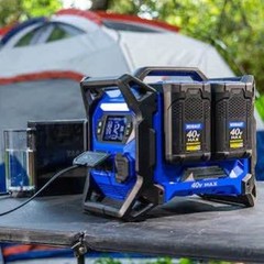 Kobalt 40V 1800W Portable Power Station w/ (2) 6.0Ah Batteries Charger NEW