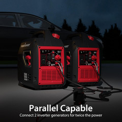 2500-Watt Portable Inverter Generator with Super Quiet for Camping