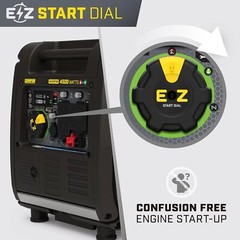 Champion 4,500-W Portable RV Ready Dual Fuel Gas Inverter Generator w/ CO Sensor