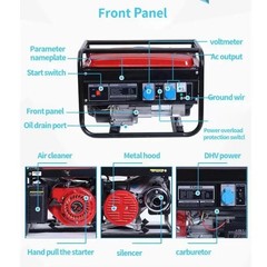 220V3500W 7HP Household Outdoor Hand Start Gasoline Generator Single-phase