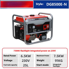 Gasoline Generator High Power Two Phase 220v Three Phase 380v Generator