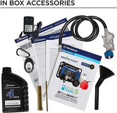 Westinghouse 4,650-W Portable Dual Fuel Gas Powered Generator with Remote Start