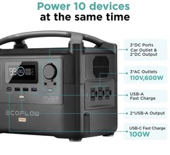 EcoFlow RIVER Pro Power Station 720Wh Generator Outdoor, Camping, RV Use Works