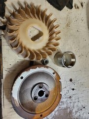 Used Generac GP5500 Generator Honda Gx390 Flywheel Fan Assembly