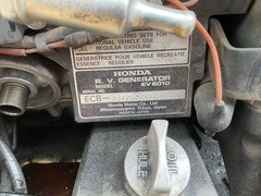 Lot of 2 Honda EV6010 6000W RV Generator Liquid-Cooled GX360 Engine *REPAIRS*