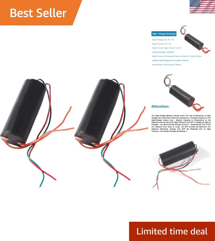 400kV Boost Power Module Set – Dual 2pcs High Voltage Generator for Electronics