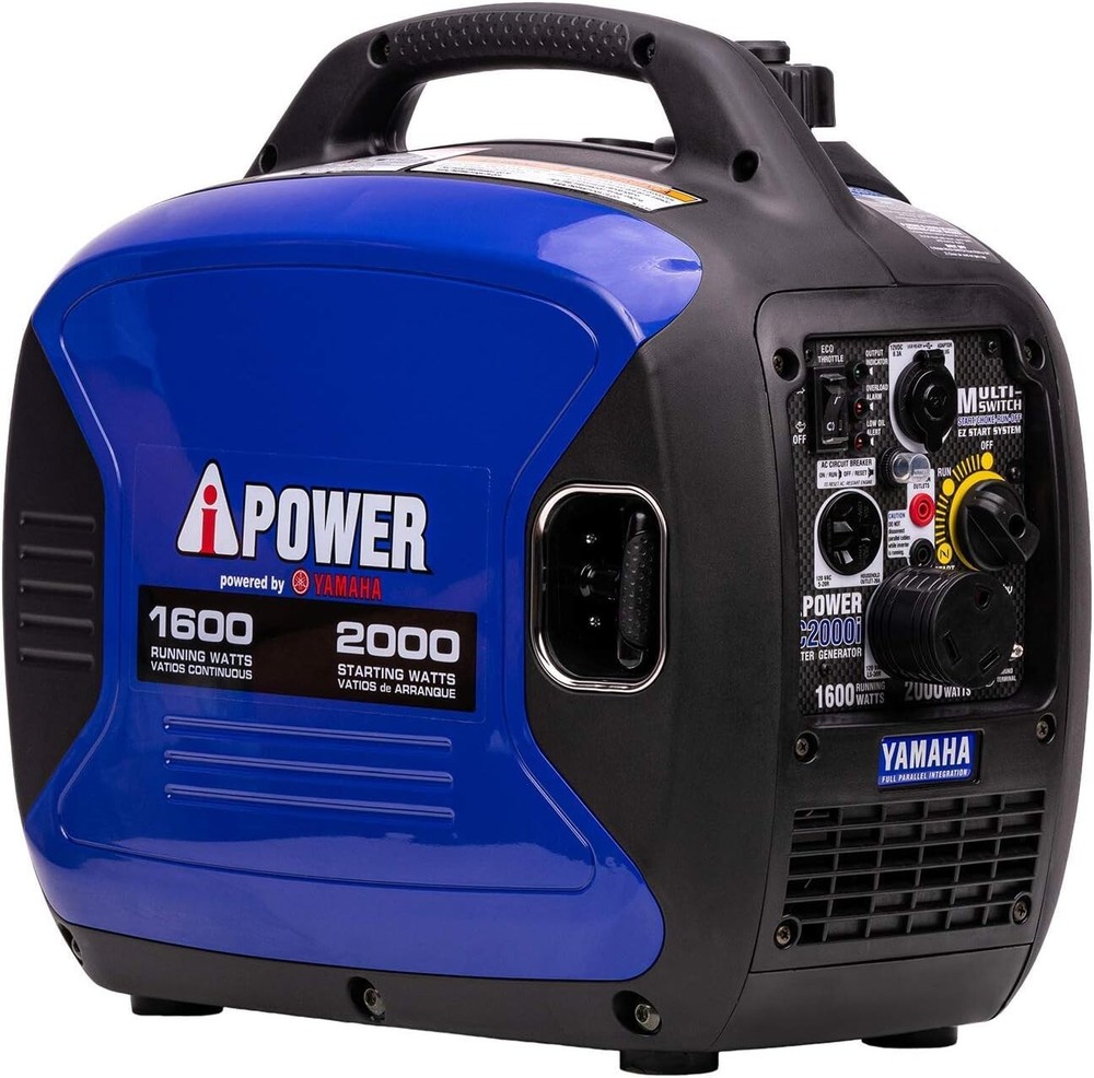Portable Inverter Generator, 2000W Powered By Yamaha Engine For Backup home camp