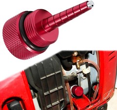 Aluminum Magnetic Oil Dipstick for Honda Generator EU2200i (Red)