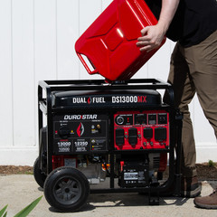 13000W Dual Fuel Portable Generator – Gas & Propane, CO Alert, RV/Home Backup