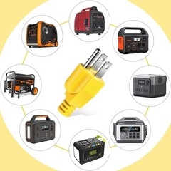 Neutral Ground Bonding Plug for Portable Inverter Generator NEMA 5-15P 120V 1…