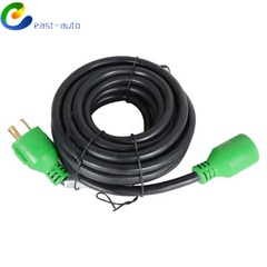 30 Amp 10-100 Ft 3 Prong Generator Extension Cord Power Cable 10 3 Adapter Plug