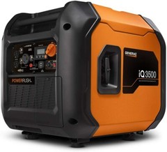Generac 3500-W Quiet Portable Gas Powered Inverter Generator with Electric Start