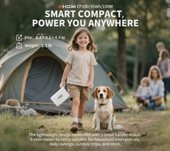 Ehom EP100-2 95Wh 120W Portable Power Station Camping Solar Generator Lithium