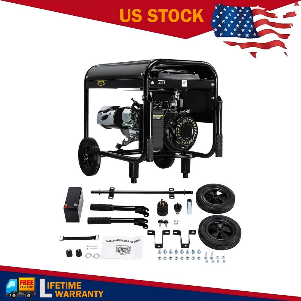 3KW Portable Quiet Inverter Generator Gas Powered for Home Backup Construction J