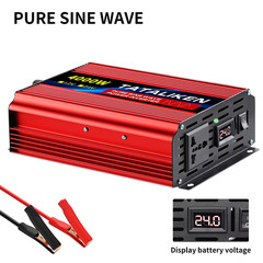 1000W-4000W Pure Sine Wave Inverter DC 12V & 24V to AC 220V 50Hz, Car